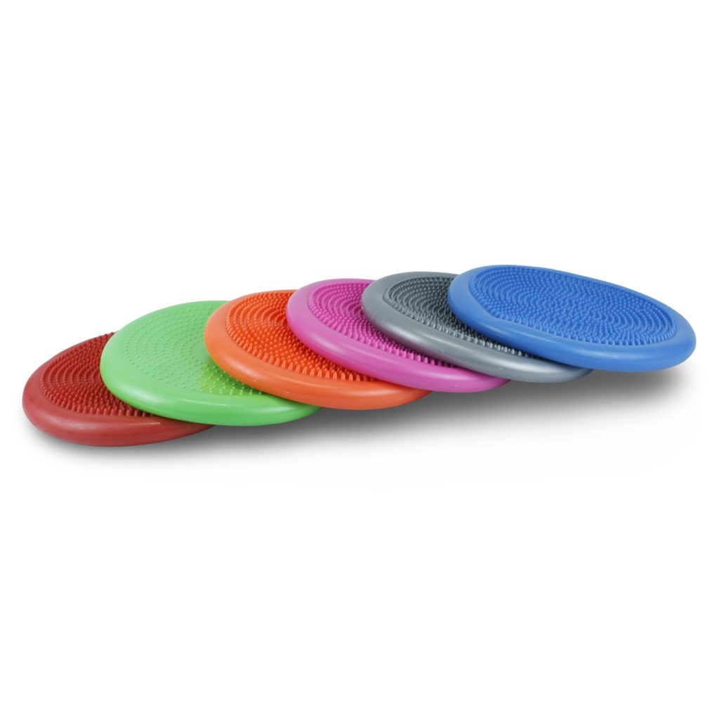 cojín sensorial bosu para niños y adultos