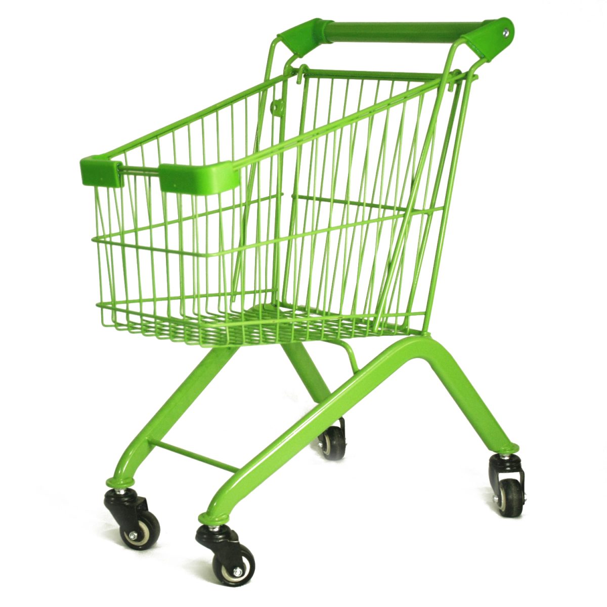carro de supermercado infantil metálico